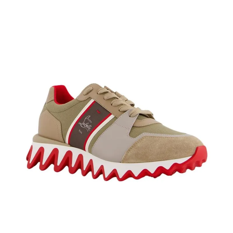 CL LUBOTING Nastroshark Low Top Casual Shoes Men's Brown-2