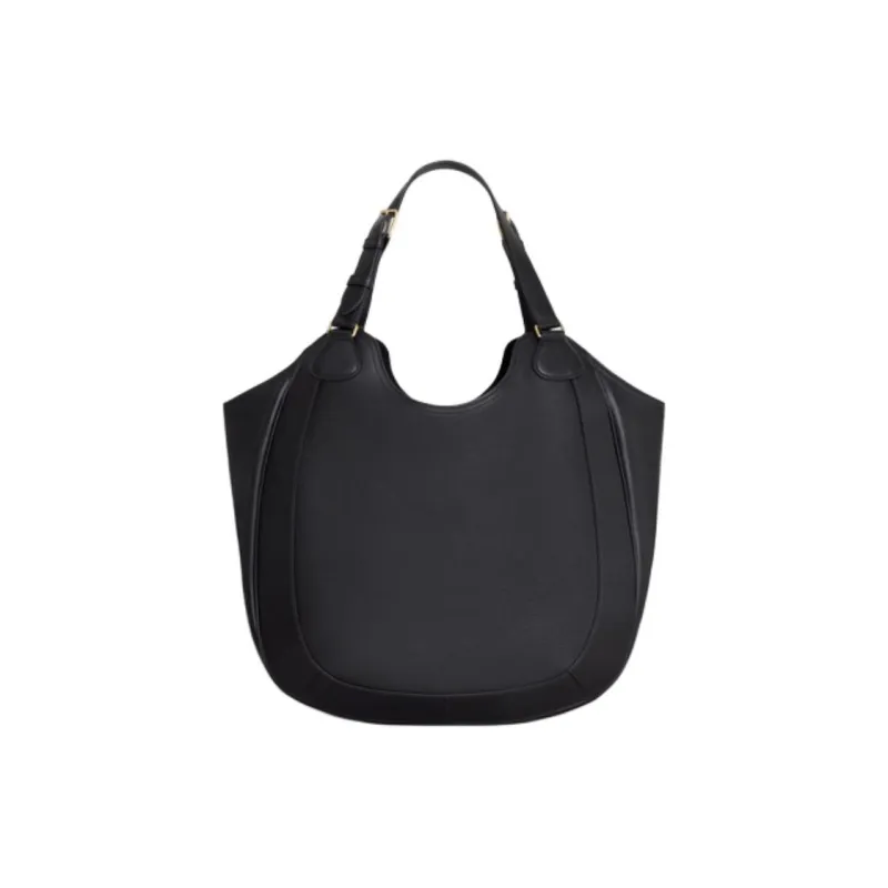 CELINE Calfskin Handbag Women's Black-2