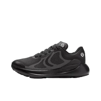 Lululemon Beyondfeel Anti Slip Wear Resistant Low Top Running Shoes Women's Black White