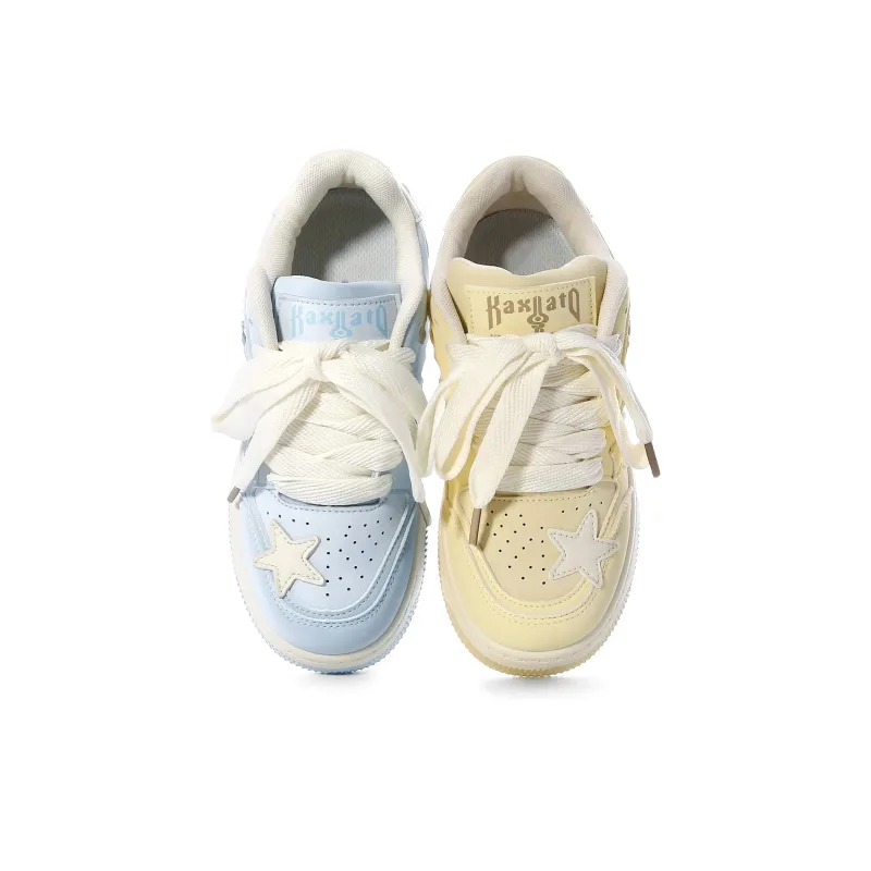 KAAVER OTTO Skateboard Shoes Women's Low Top White-2