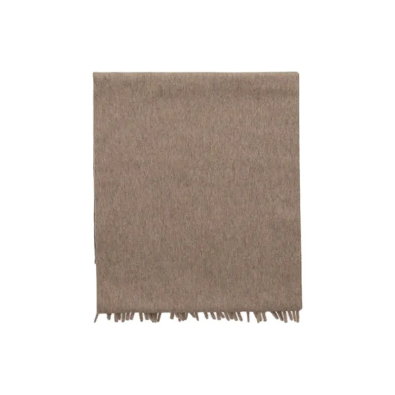MaxMara Logo Detailed Fringed Scarf-2