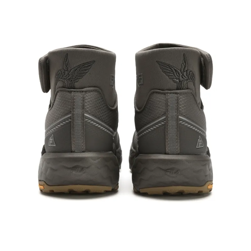 James Jean x FILA SPD HORIZON Abrasion Resistant Short Outdoor Boots Men's Gray Brown-3