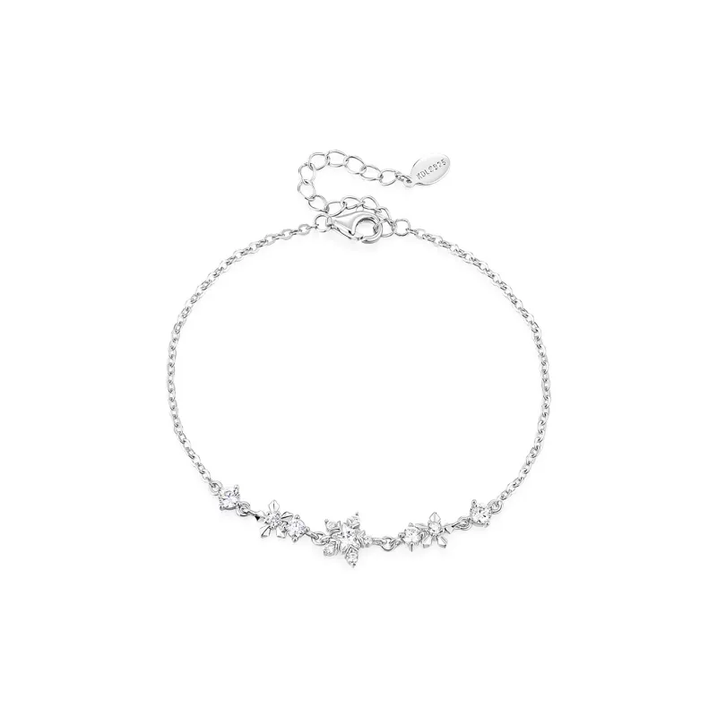 KADER Floral Collection Velvet Flower Collection 925 Sterling Silver Bracelets Women's Silver Box-1