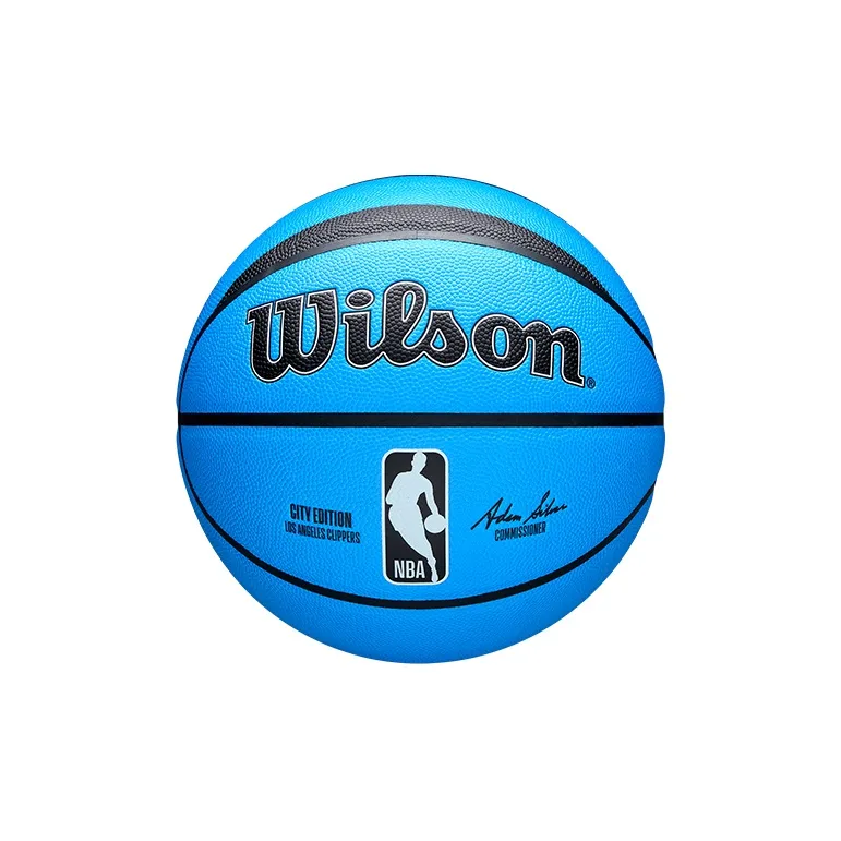 Wilson NBA City Series PU Basketball Blue Size 7 Ball Competition Unisex-1