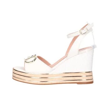 LIU·JO UOMO Karen 01 One Strap Sandals 10cm Women's White