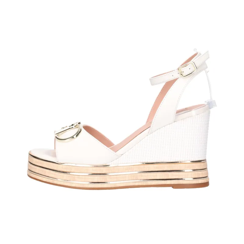 LIU·JO UOMO Karen 01 One Strap Sandals 10cm Women's White-0