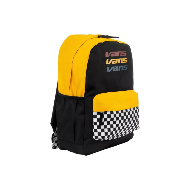Vans Nylon Canvas Backpack Regular Unisex Black/Yellow-2