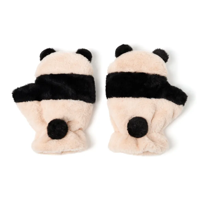 BAIJUAN Polyester Knit Gloves Unisex-4