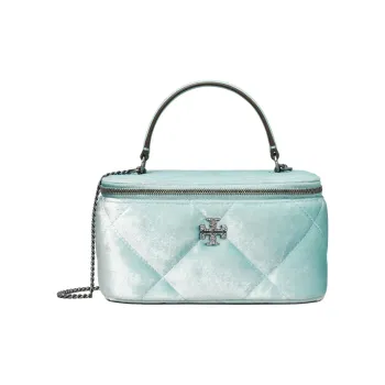 TORY BURCH Kira Viscose Shoulder Bag, Crossbody Bag, Handbag Women's Light Blue
