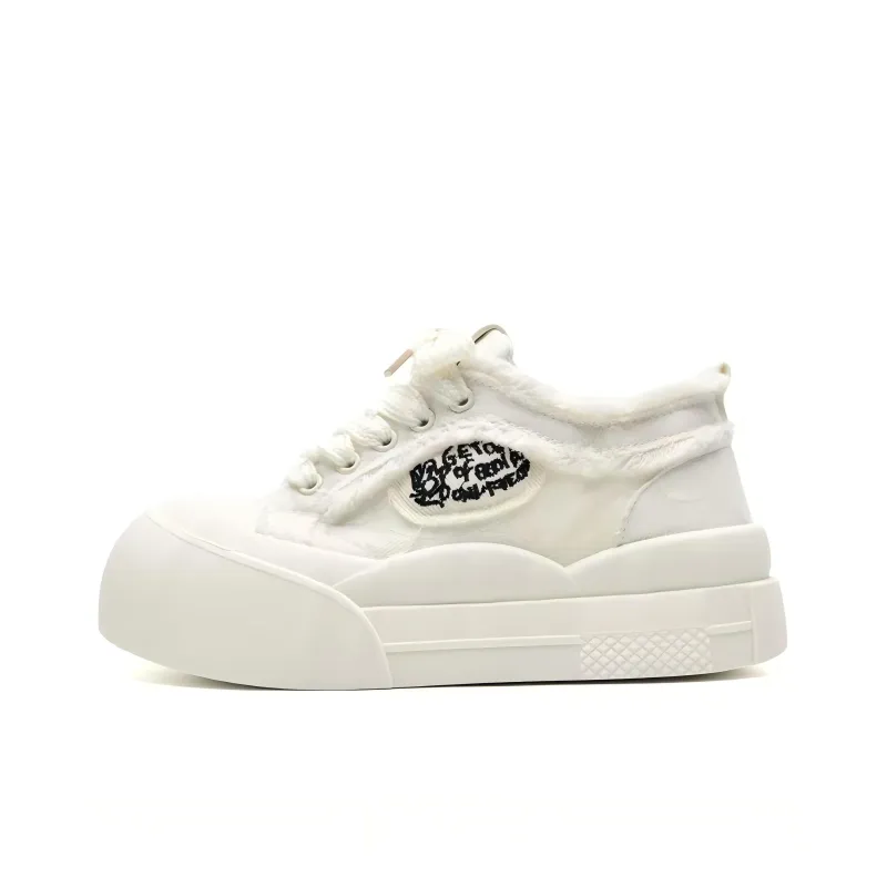 BINGO DUCK Anti Slip Wear Resistant Low Top Skateboard Shoes Women's-1