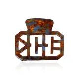 Blue Coffee Hair Claw Clip