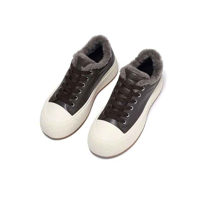SELAIYA Thermal Low Top Skateboard Shoes Women's-2