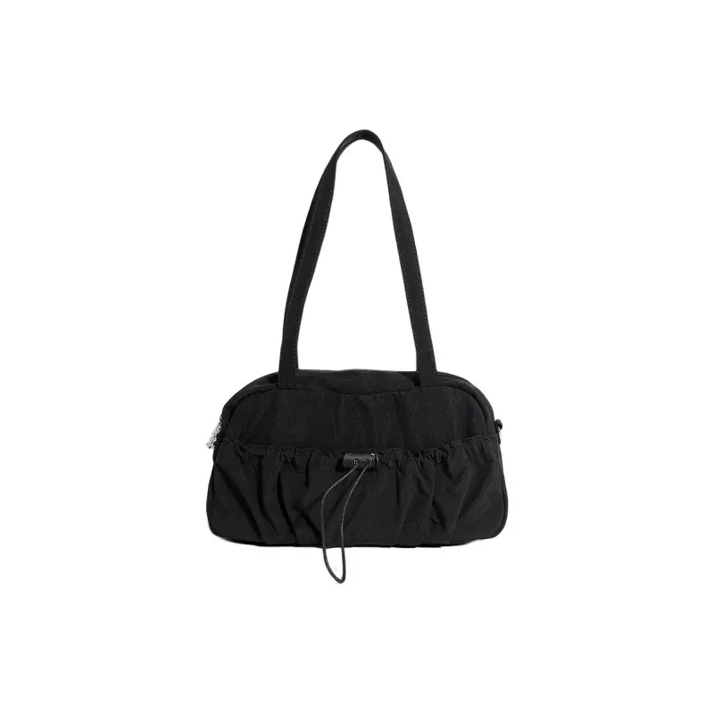 Carksky Nylon Fabric Shoulder Bag Crossbody Bag Handbag Women's White/Black/Light Blue/Light Gray-5