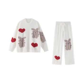 Beast's Secret Pajama Set Women's Ecru
