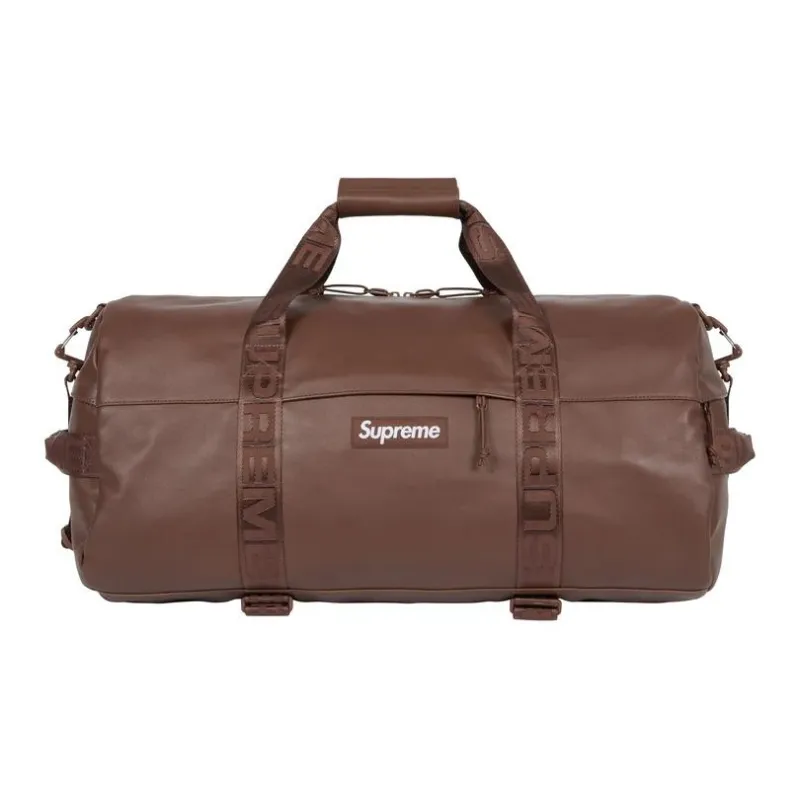 Supreme Cow Leather Travel Bag Unisex-0