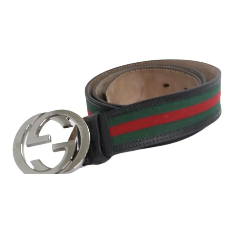 GUCCI Interlocking G Belt Monogram Web-3