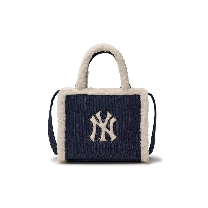 MLB   Tote Crossbody Bag Shoulder Bag Tote Bag Shopping Bag Handbag Regular Unisex Dark Marine Blue-0