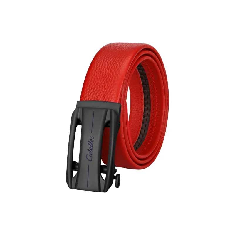 CATELLES Top Grain Cow Leather Leather Belts Men's Width  3.5cm-5