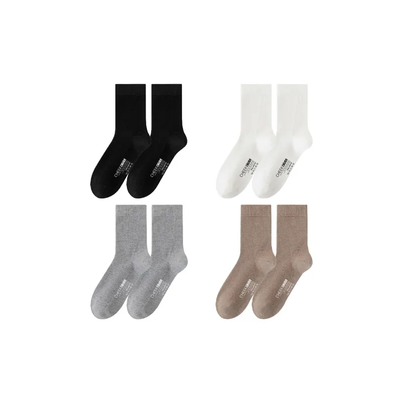 Cheekkiss Mid Calf Socks Men's 4 Pack-6