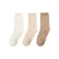 3-Pack[White+Ecru+Khaki]