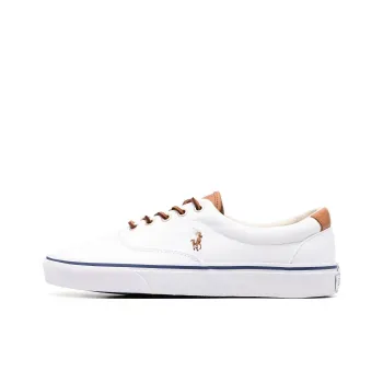 Polo Ralph Lauren Polo Pony Low Top Skateboard Shoes Men's White