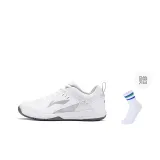 White and Silver Sports Socks