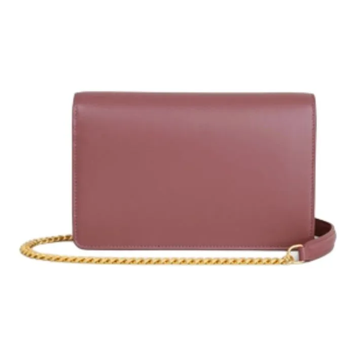 CELINE Calfskin Shoulder Bag Crossbody Bag Wallet Women's Vintage Rose-3