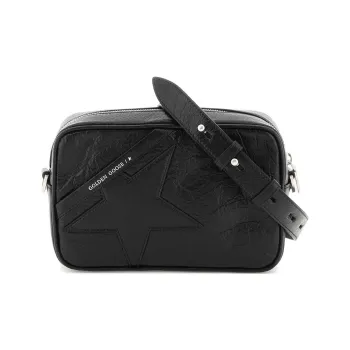 Golden Goose Lambskin Shoulder Bag Crossbody Bag Women's Black