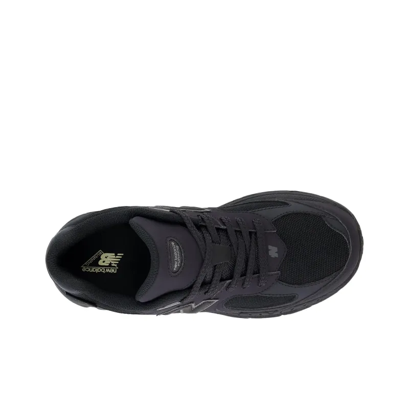 New Balance NB 2002 Abrasion Resistant Low Top Kids Lifestyle Shoes Black Teenagers-3