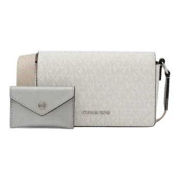 MICHAEL KORS Coated Canvas Combo Bag, Crossbody Bag, Shoulder Bag Trumpets Women's Silver