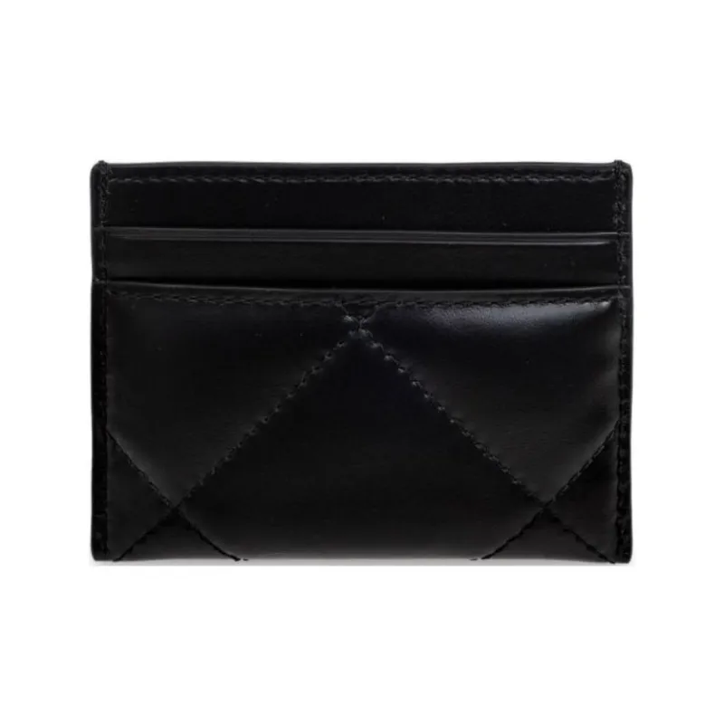 TORY BURCH Leather Card Holder Women's Black-2