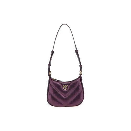 PINKO Half Moon Wrinkled Shoulder Bag