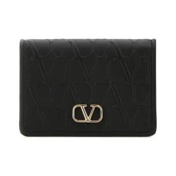 Valentino Logo Plaque Wallet