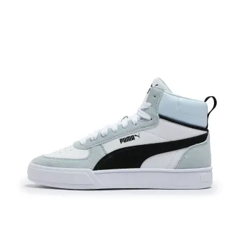 PUMA Caven Anti Slip Wear Resistant Mid Top Skateboard Shoes Unisex White