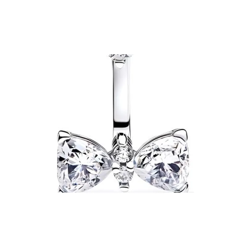 Pandora 925 Sterling Silver Earrings Women's Silver-1