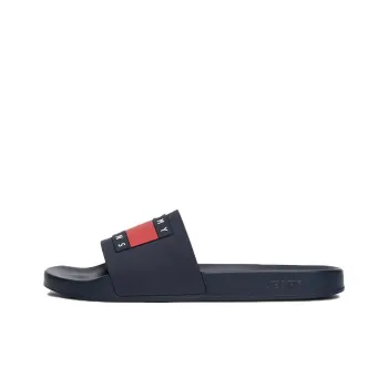 Tommy Hilfiger Rubber Sole Slide Slippers Women's Blue