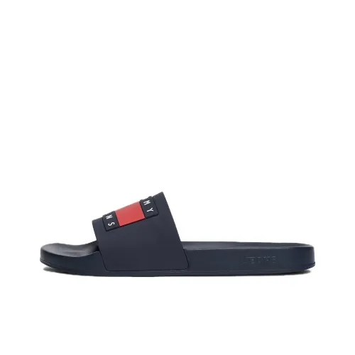 Tommy Hilfiger Rubber Sole Slide Slippers Women's Blue