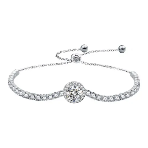 Shang Qianyi S925 Sterling Silver Moissanite Bracelets Women's