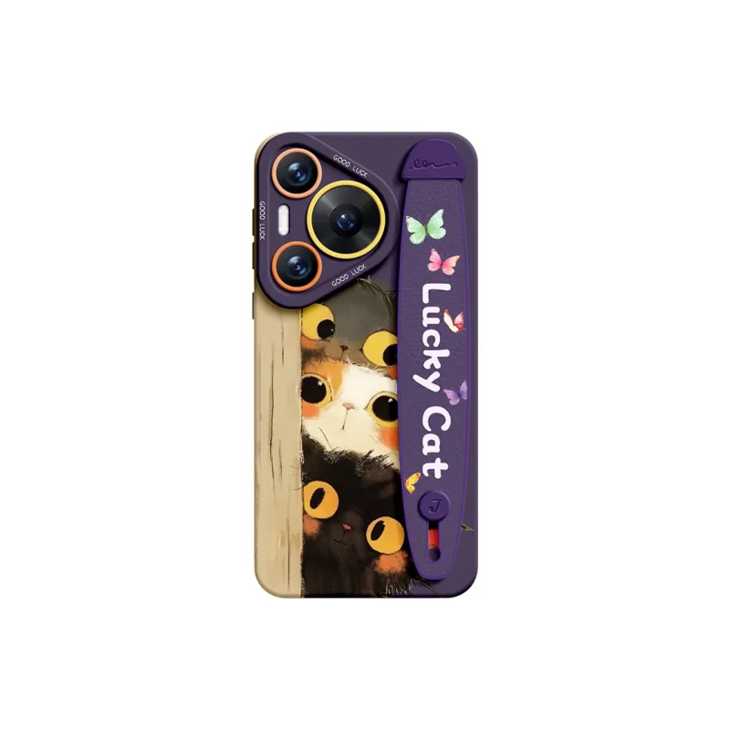 SUPER MOUSE Silicone Material Three Cats Phone Cases Compatible With Huawei Pura70/60/50/40/30/pro/pro+/Ultra-33