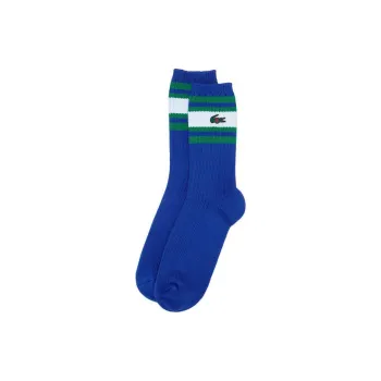 LACOSTE x CLOT Mid Calf Socks Unisex 1 Pack Cobalt Blue