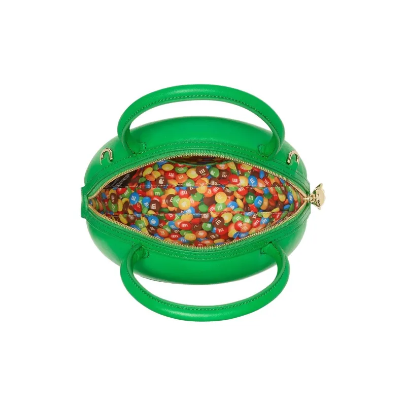 Kate Spade M&M'S Collaboration Cow Leather Shoulder Bag Crossbody Bag Handbag Women's Green-4