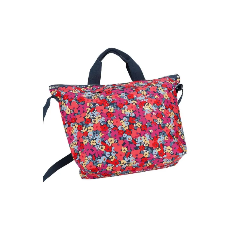 LeSportsac Polyester Tote Bag Shopping Bag Portable Crossbody Bag Shoulder Bag Women's Red & Multicolor-1