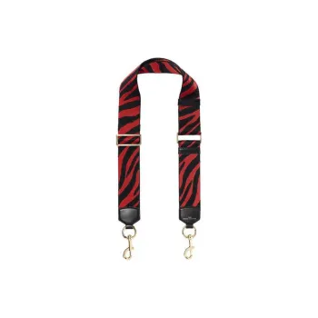 MARC JACOBS Snapshot Leather Detail Bag Straps Women's Red & Black