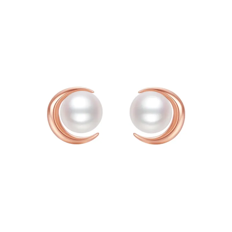 ZHOU LIU FU Freshwater Pearl Stud Earrings Women's-0