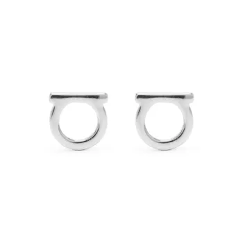 Ferragamo Gancini Stud Earrings