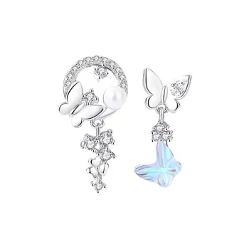 GIFT&CO S925 Silver Stud Earrings Women's