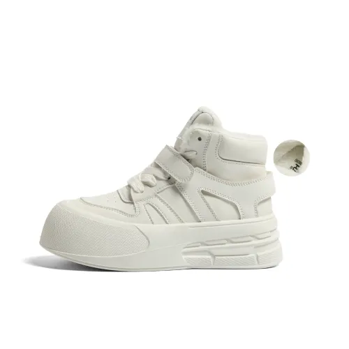 HUANQIU Warm Anti Slip And Wear Resistant High Top Skateboard Shoes Women's