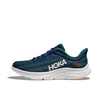 HOKA ONE ONE Solimar Anti-Slip Wear-Resistant Low-Top Sprint Running Shoes Men's Dark Blue