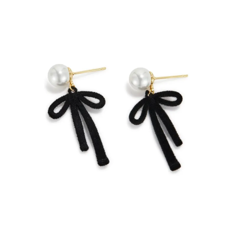 LOOK NICE 925 Sterling Silver Needle Earrings Women's-0