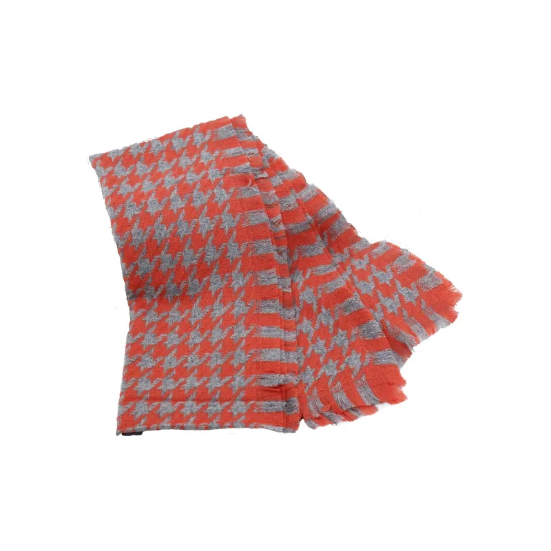 EEEENO 100% Lambswool Knit Scarves Unisex-10
